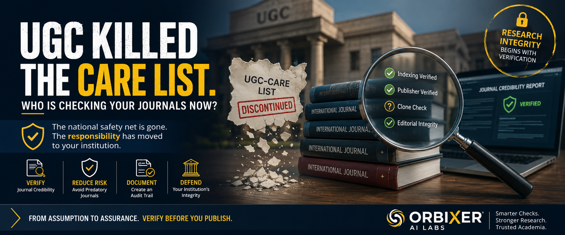 UGC Killed the CARE List. Who Is Checking Your Journals Now?